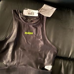 Petite Guess spandex sport top